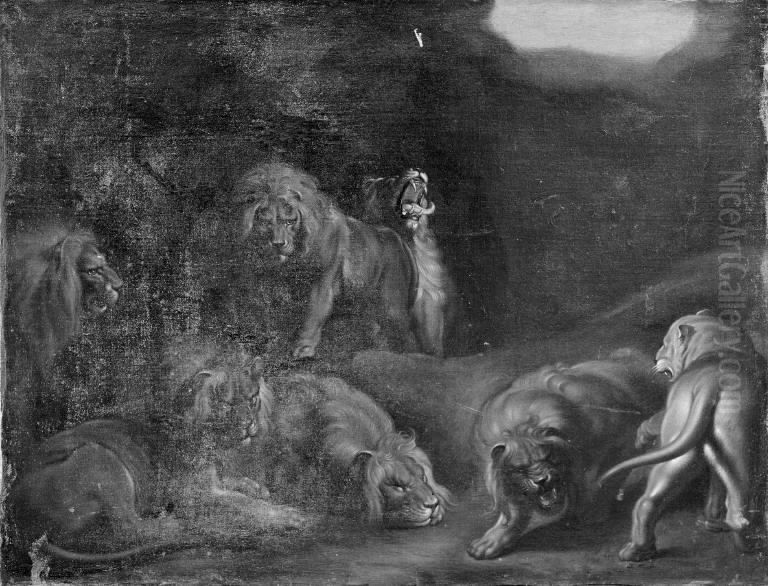 Den of Lions Oil Painting by (studio of) Rubens, Peter Paul
