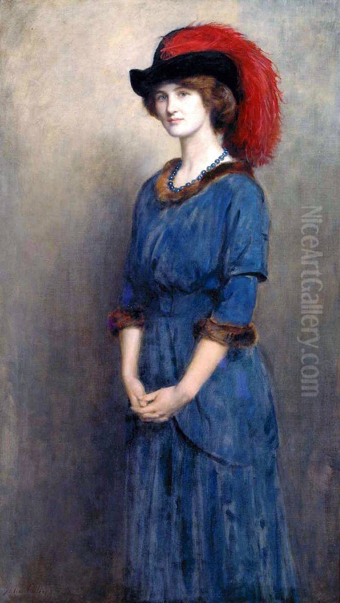 Angela McInnes Oil Painting by Collier, John