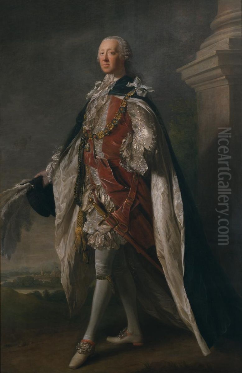 Portrait ofRichard Grenville-Temple, 2nd Earl Temple(1711-1779) Oil Painting by Allan Ramsay