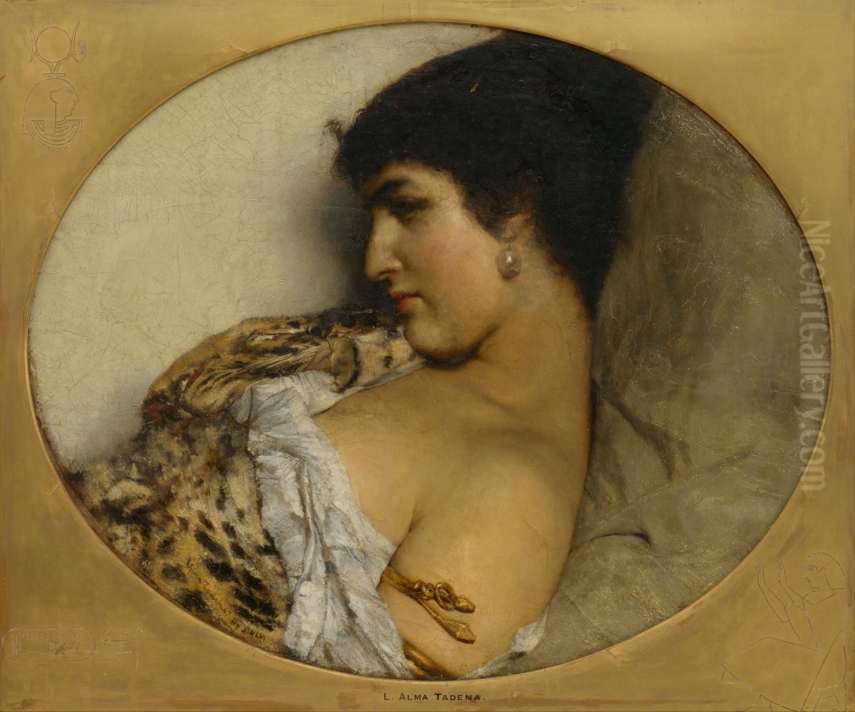 Cleopatra Oil Painting by Lawrence Alma-Tadema