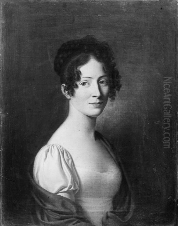 Konferensradinde Marie Sophie Frolich, f. de Coninck Oil Painting by Christian Gottlieb Kratzenstein-Stub