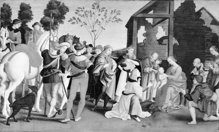 The Adoration of the Kings Oil Painting by Raphael