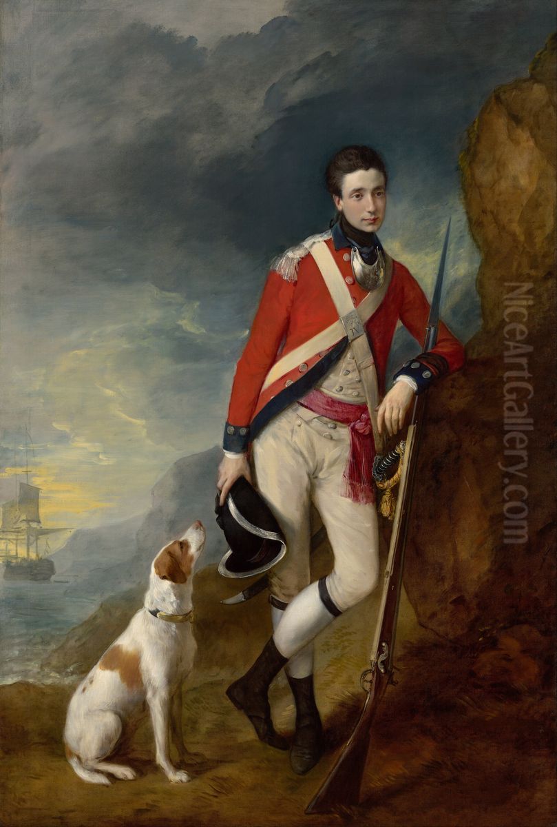 Richard St George Mansergh-St George Oil Painting by Thomas Gainsborough