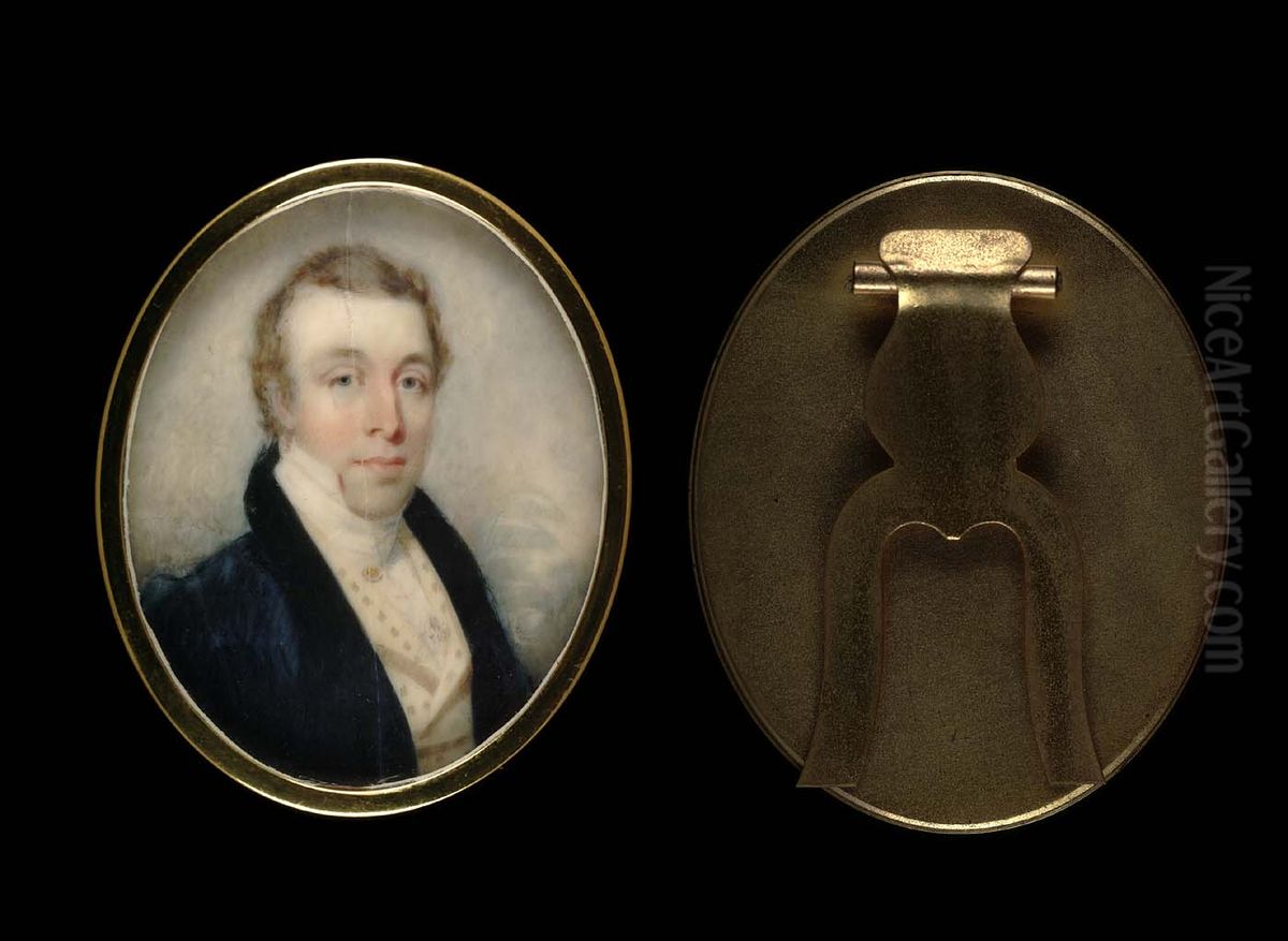 Member of the Schuyler Family Oil Painting by Alfred Thomas Agate