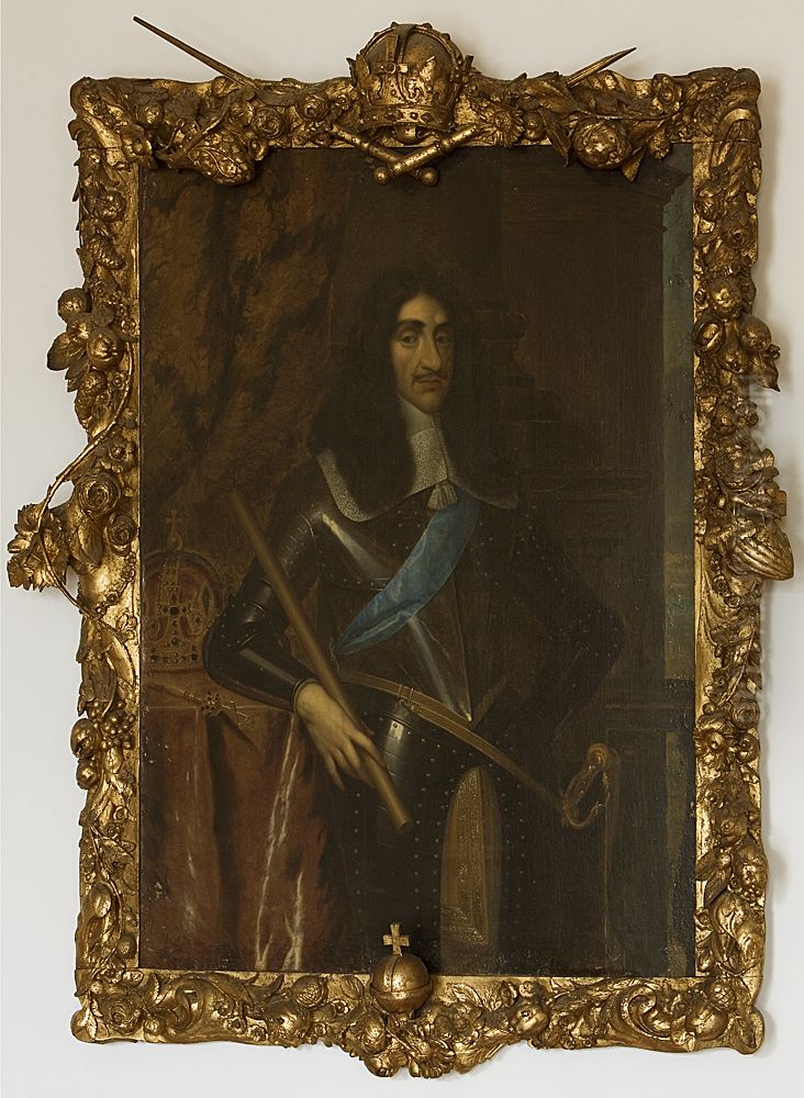 King Charles I (II?) of England Oil Painting by Simon Luttichuys