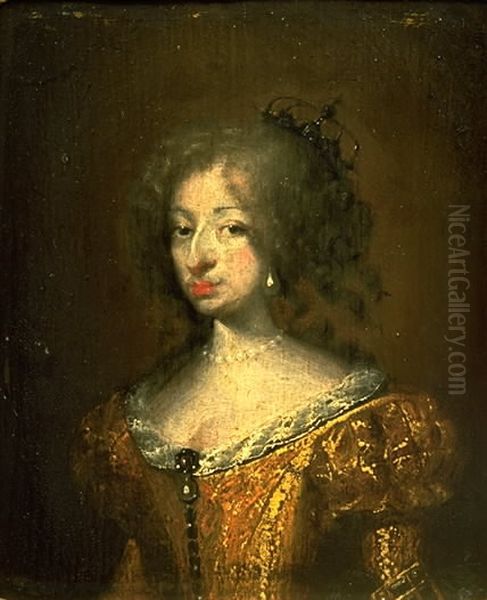 Charlotte Amalie, Christian V's Queen Oil Painting by Abraham Wuchters