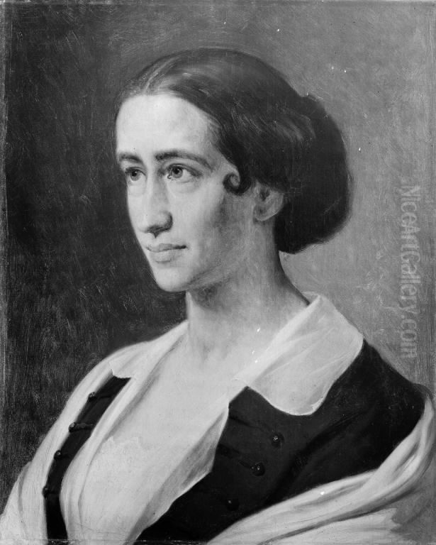 Skuespillerinden Johanne Luise Heiberg Oil Painting by Wilhelm Marstrand