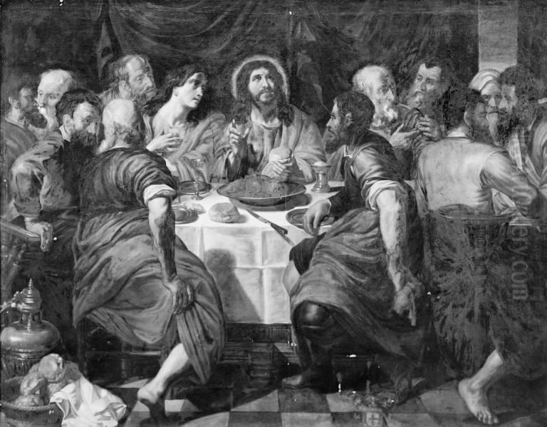 The Last Supper Oil Painting by Gerard Seghers