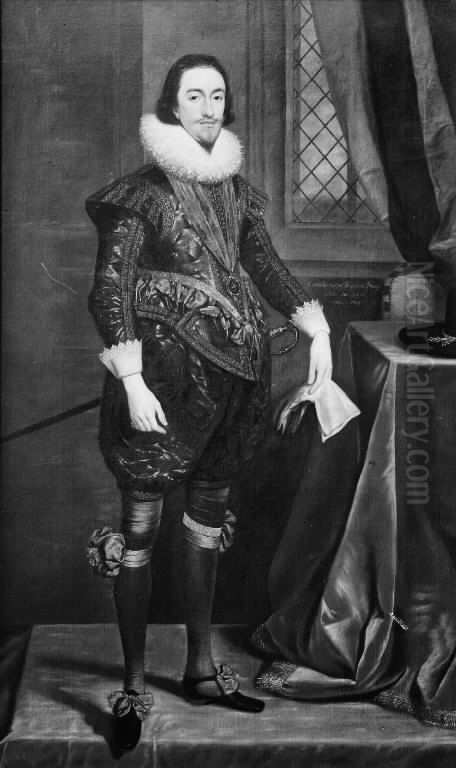 Charles I of England (1600-1649) as Prince of Wales Oil Painting by Daniel Mijtens