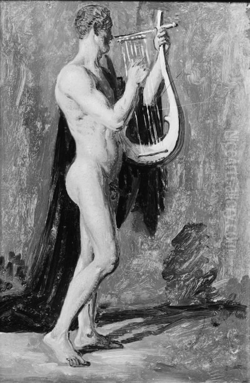 Apollon Oil Painting by Constantin Hansen