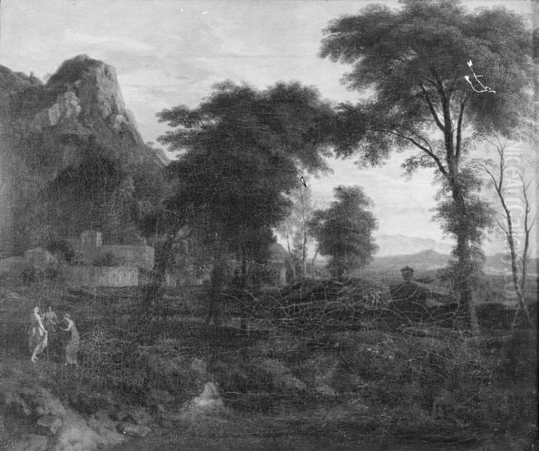 Landscape Oil Painting by Johannes Glauber