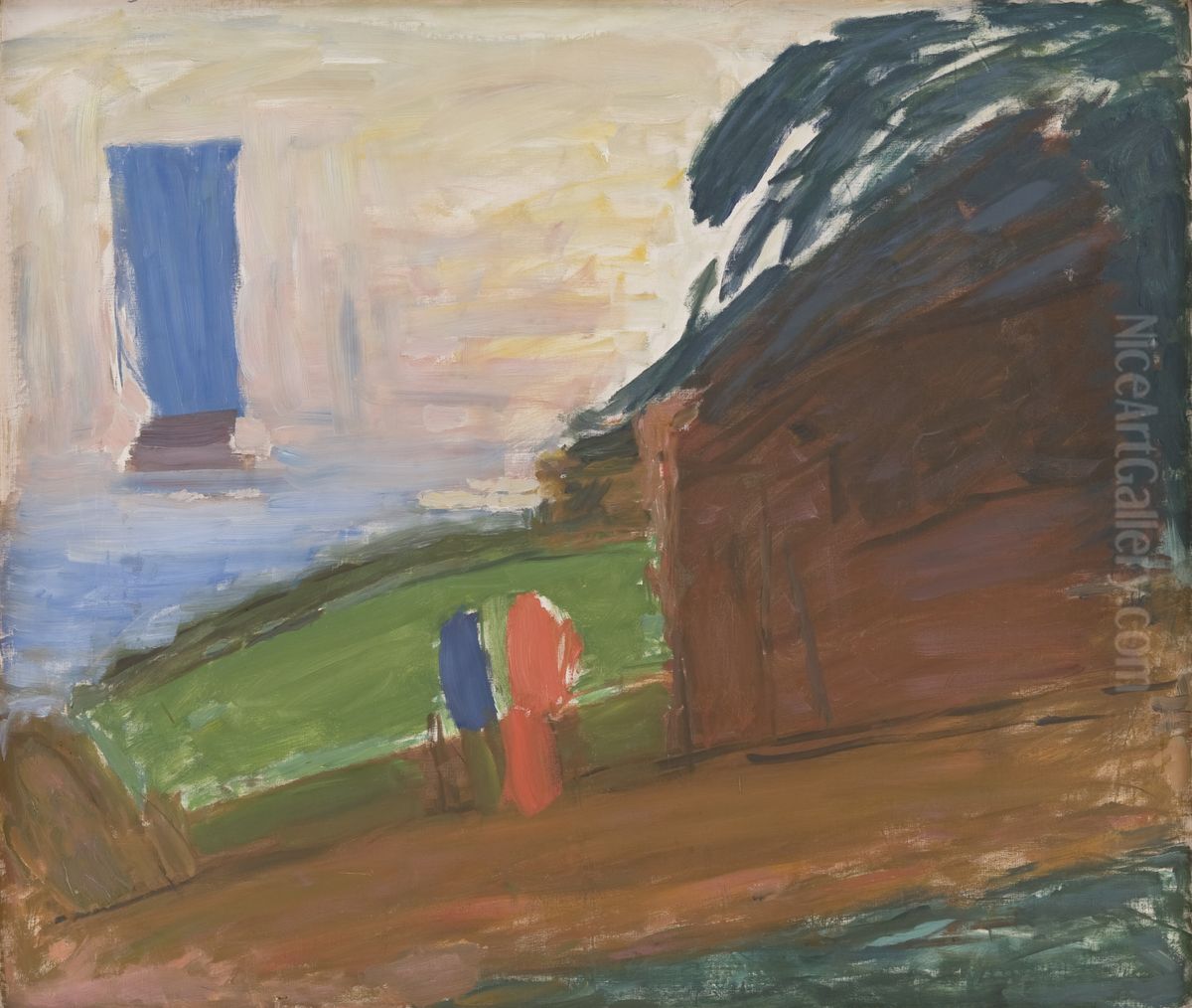 Vantan Oil Painting by Carl Kylberg