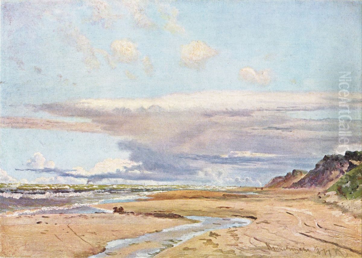 The Beach at Kandestederne, West Jutland Oil Painting by Vilhelm Kyhn