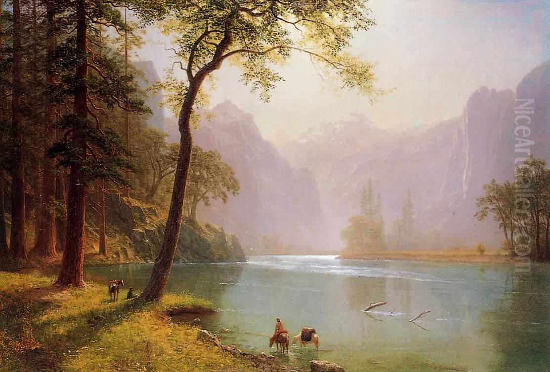 The Kern River Valley Oil Painting by Albert Bierstadt