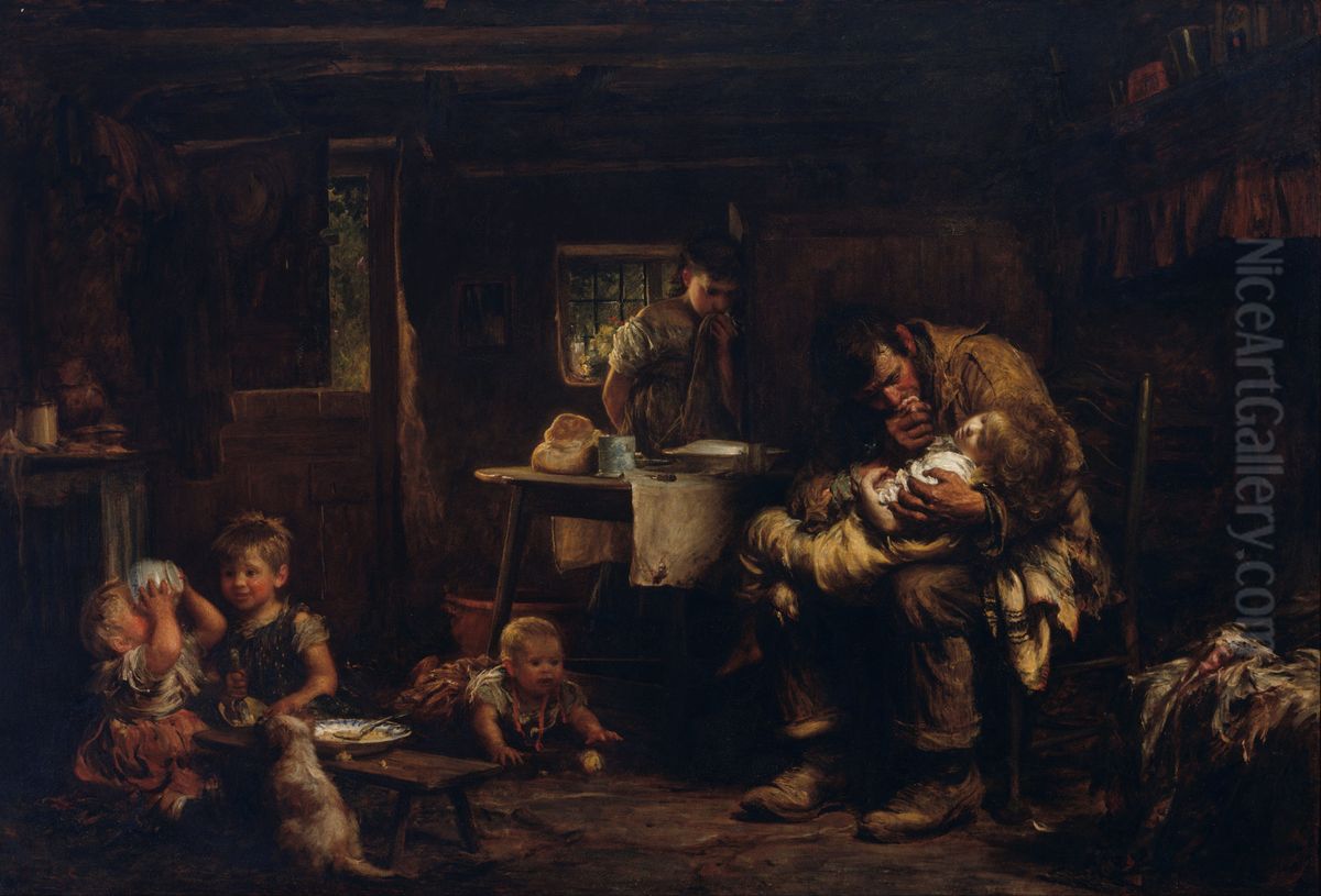 The widower Oil Painting by Luke Fildes