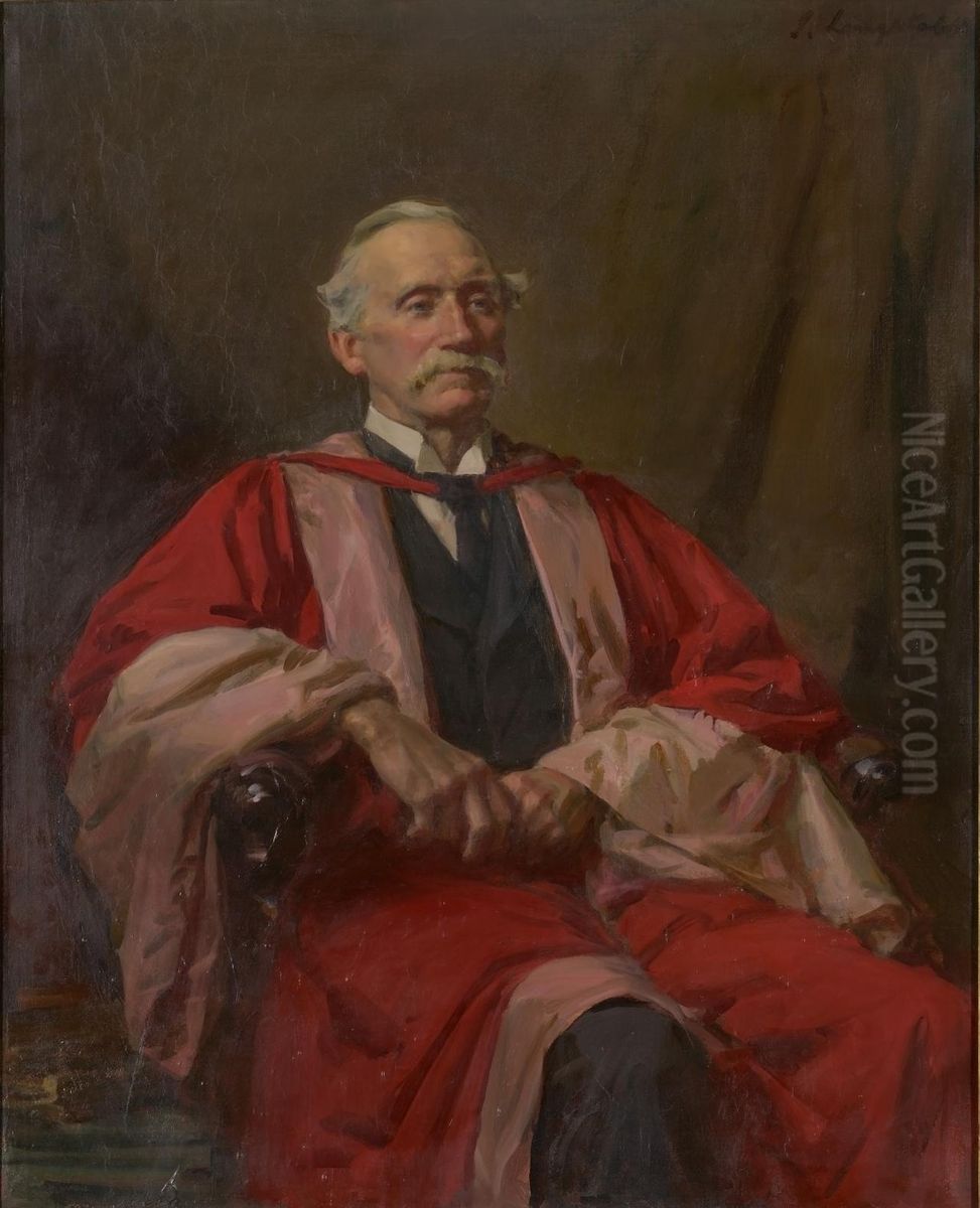 Dr Alexander Leeper Oil Painting by John Longstaff