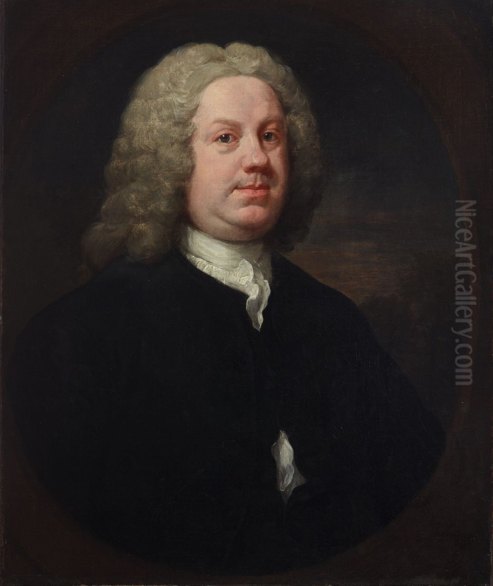Dr Benjamin Hoadly, MD Oil Painting by William Hogarth