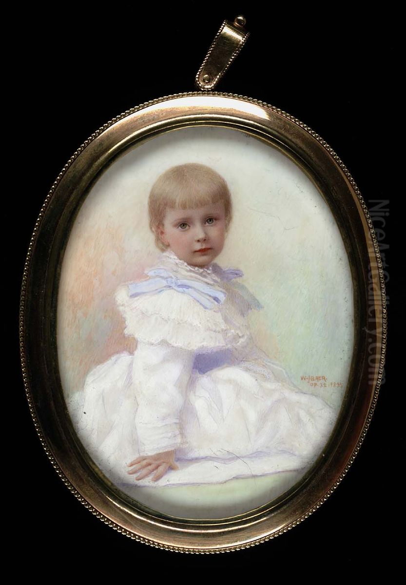 Elizabeth Kendall Oil Painting by William Jacob Baer