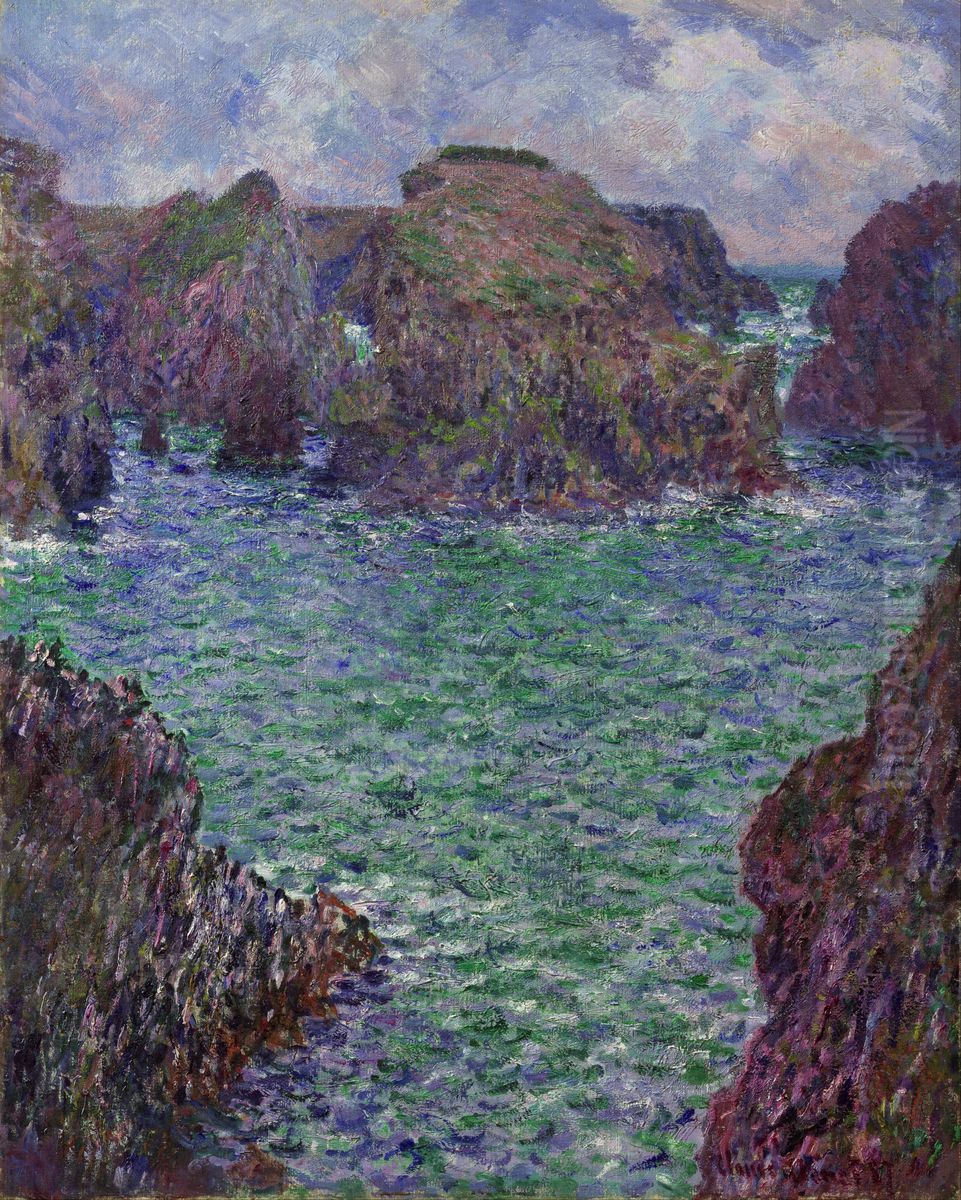 Port-Goulphar, Belle-Ile Oil Painting by Claude Oscar Monet