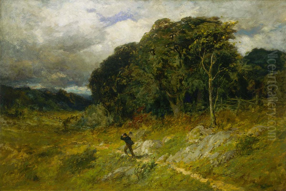 Approaching Storm Oil Painting by Edward Mitchell Bannister