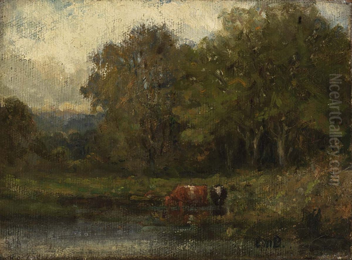 Landscape Oil Painting by Edward Mitchell Bannister