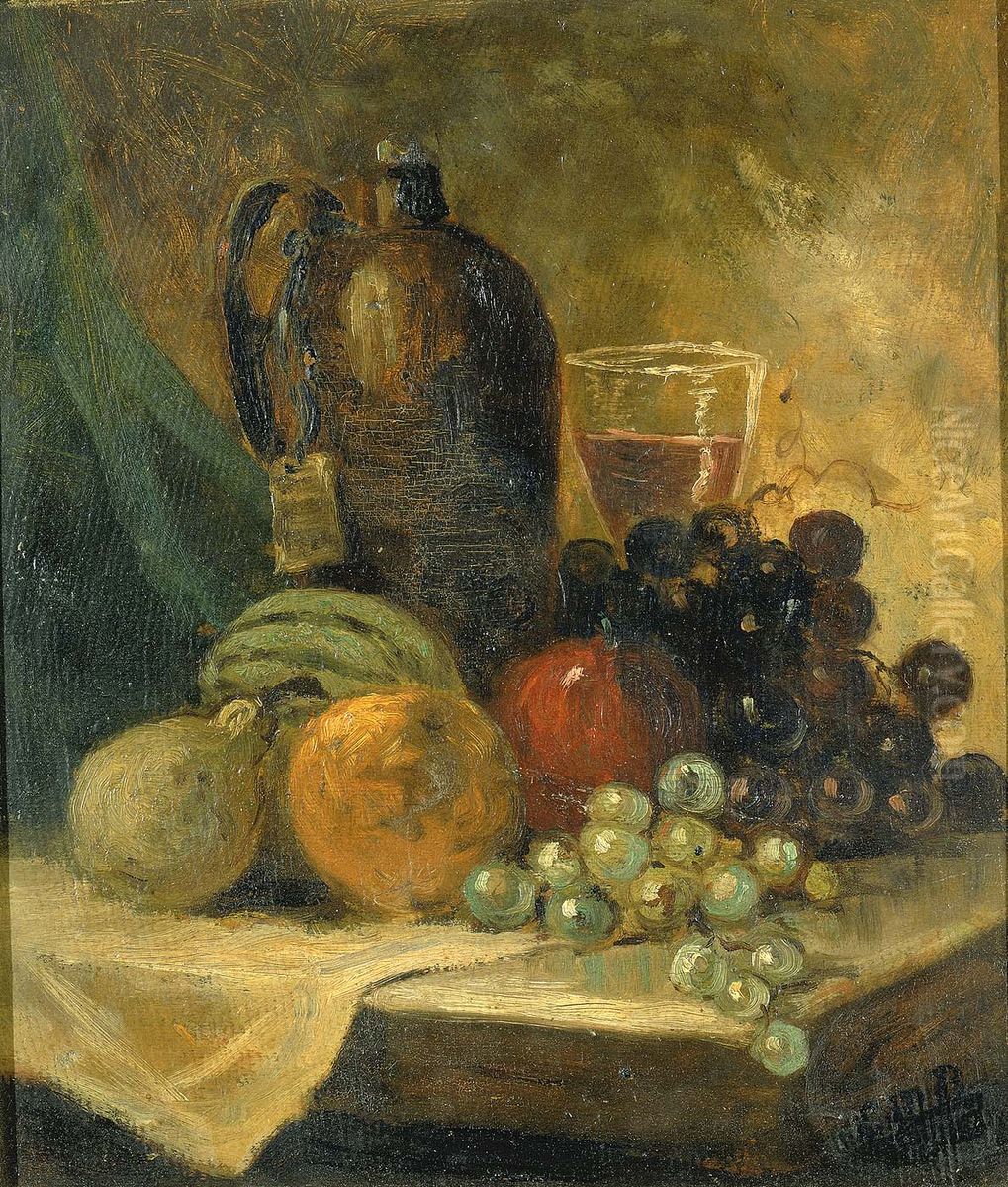 Still Life Oil Painting by Edward Mitchell Bannister
