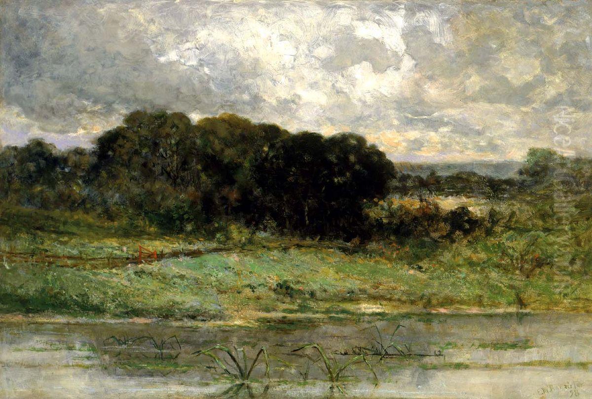 Swale Land Oil Painting by Edward Mitchell Bannister