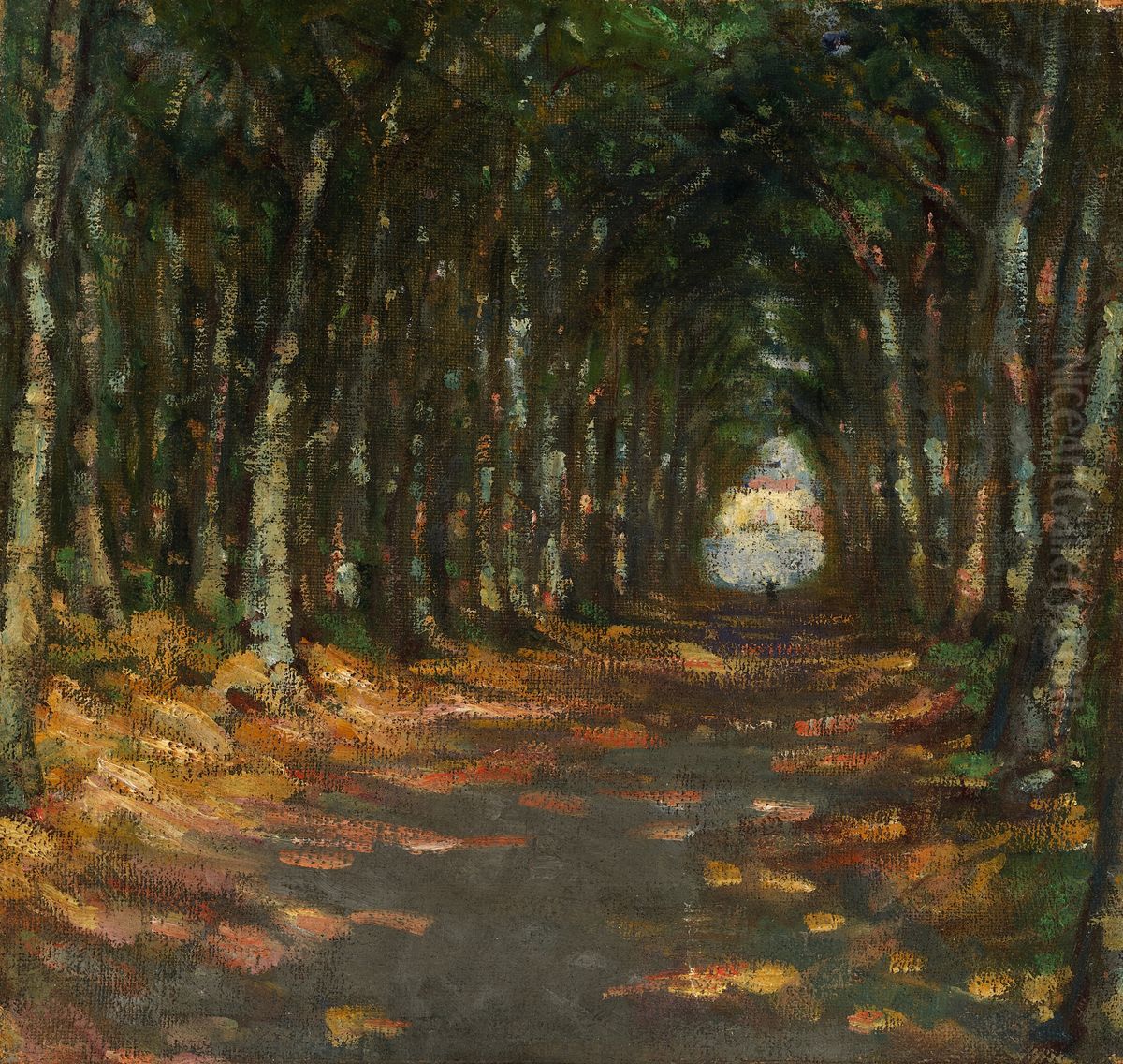 Allee dans le Parc Oil Painting by Alice Pike Barney