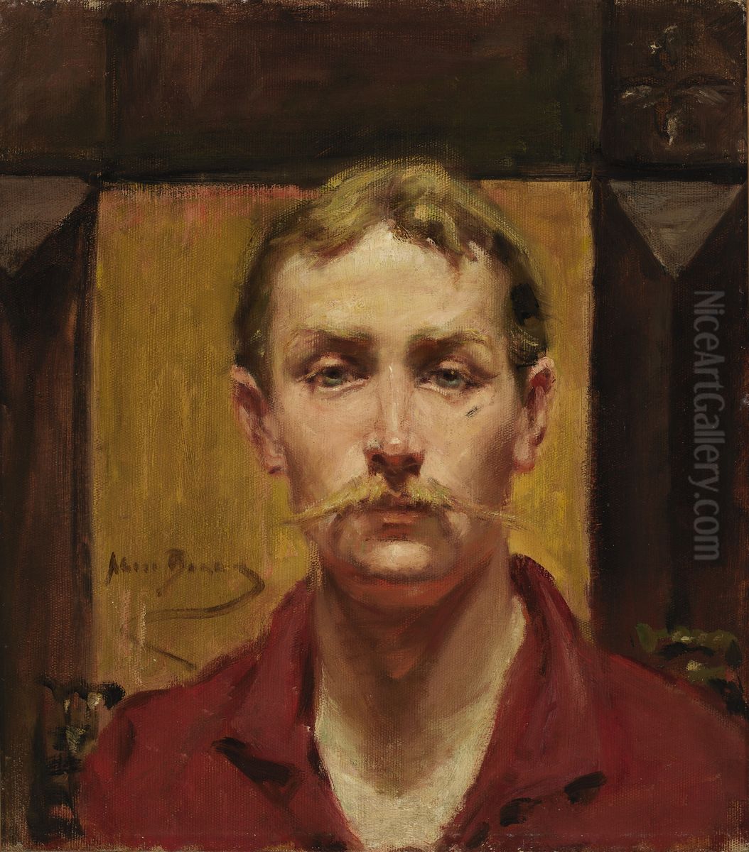 Blond Man Oil Painting by unknown