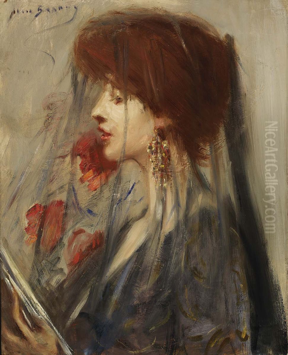 Dream Book Oil Painting by Alice Pike Barney