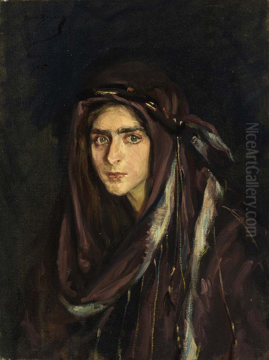 Laura in Arabian Costume Oil Painting by Alice Pike Barney