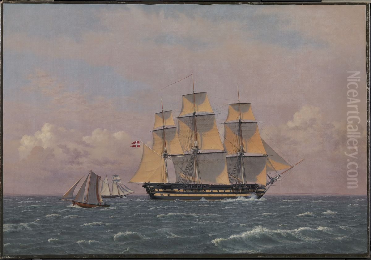 The 84-Gun Danish Warship 