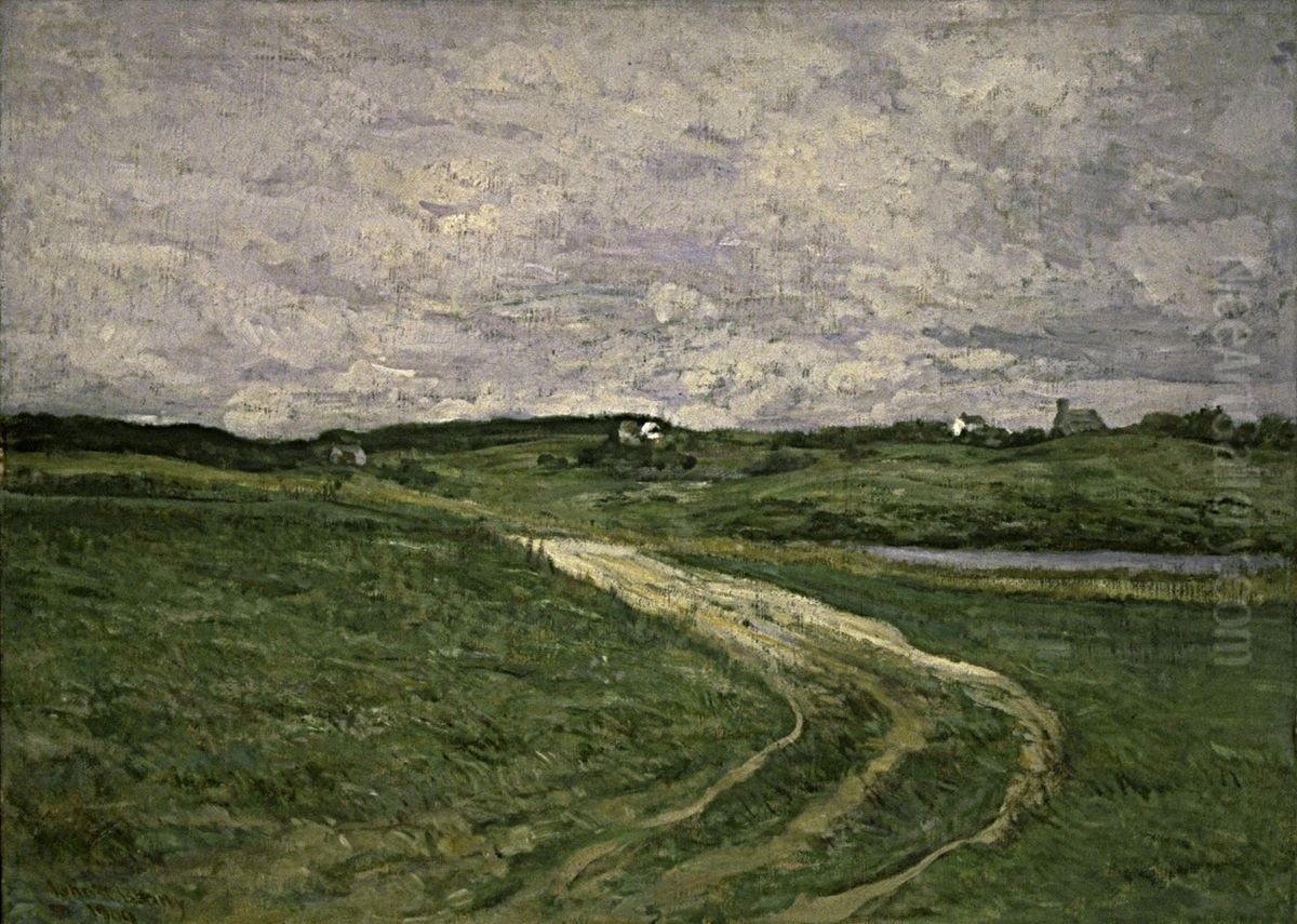 Plymouth Hills Oil Painting by John Wesley Beatty