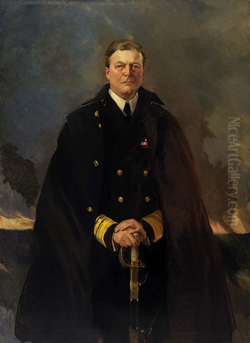 Admiral Sir David Beatty, Lord Beatty Oil Painting by Cecilia Beaux