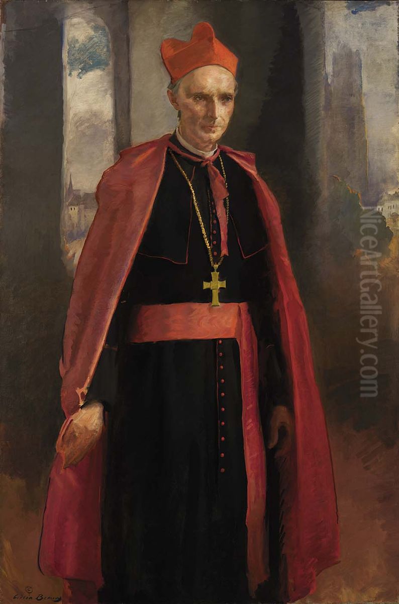 Cardinal Mercier Oil Painting by Cecilia Beaux