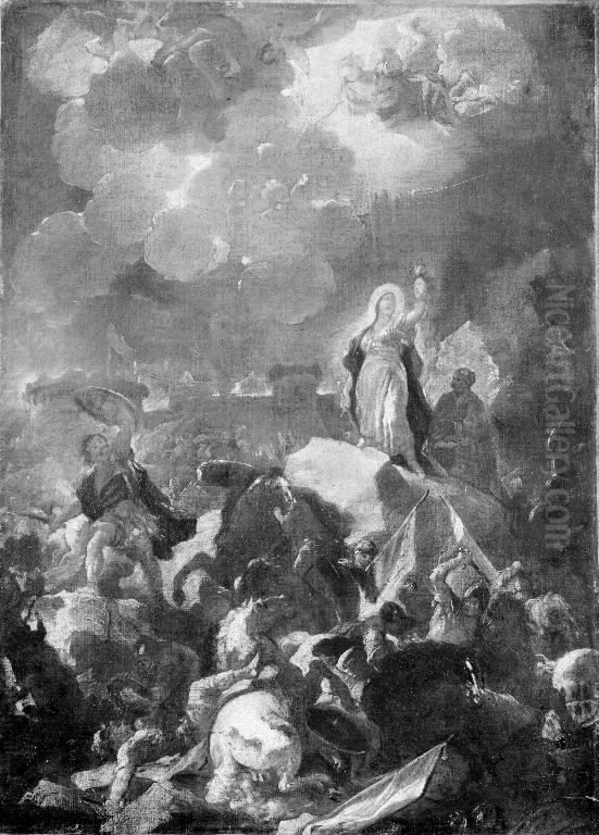 Judith with the Head of Holophernes Oil Painting by Luca Giordano