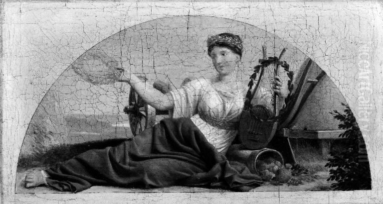 Ceres Oil Painting by Christoffer Wilhelm Eckersberg