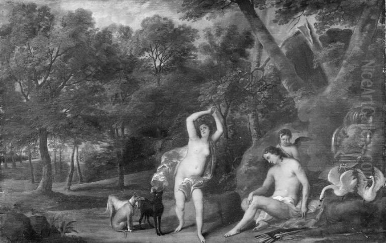 Venus Bewailing the Slain Adonis Oil Painting by Frans Wouters