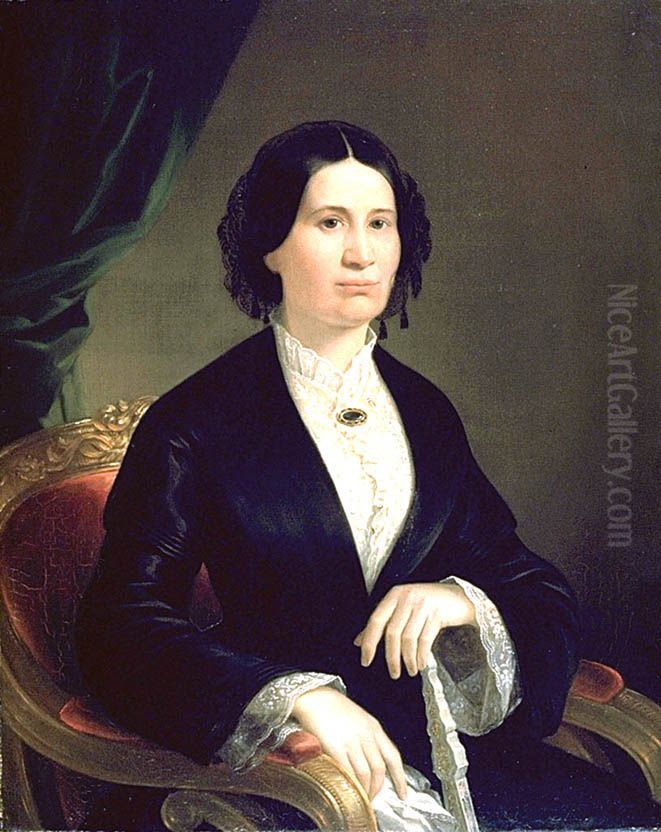 Susan Pickering Bemis Oil Painting by Constantino Brumidi