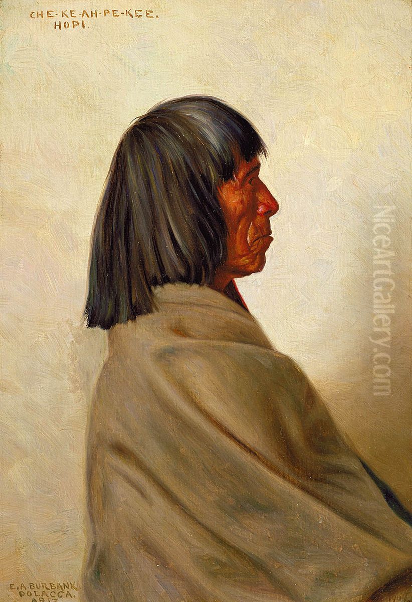 Che-ke-ah-pe-kee Oil Painting by Elbridge Ayer Burbank