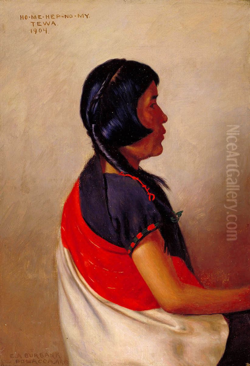 Ho-me-hep-no-my Oil Painting by Elbridge Ayer Burbank