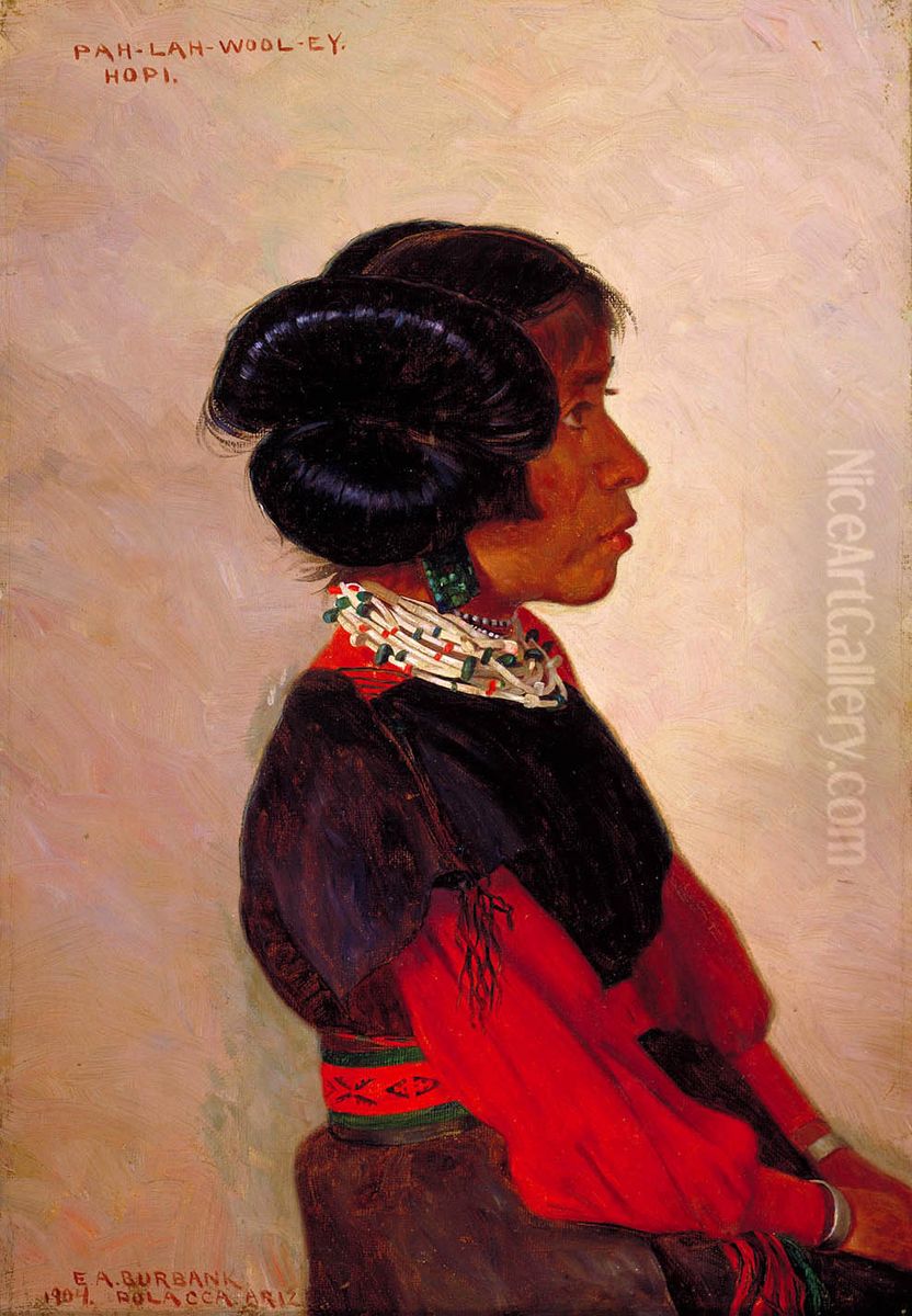 Pah-lah-wool-ey Oil Painting by Elbridge Ayer Burbank