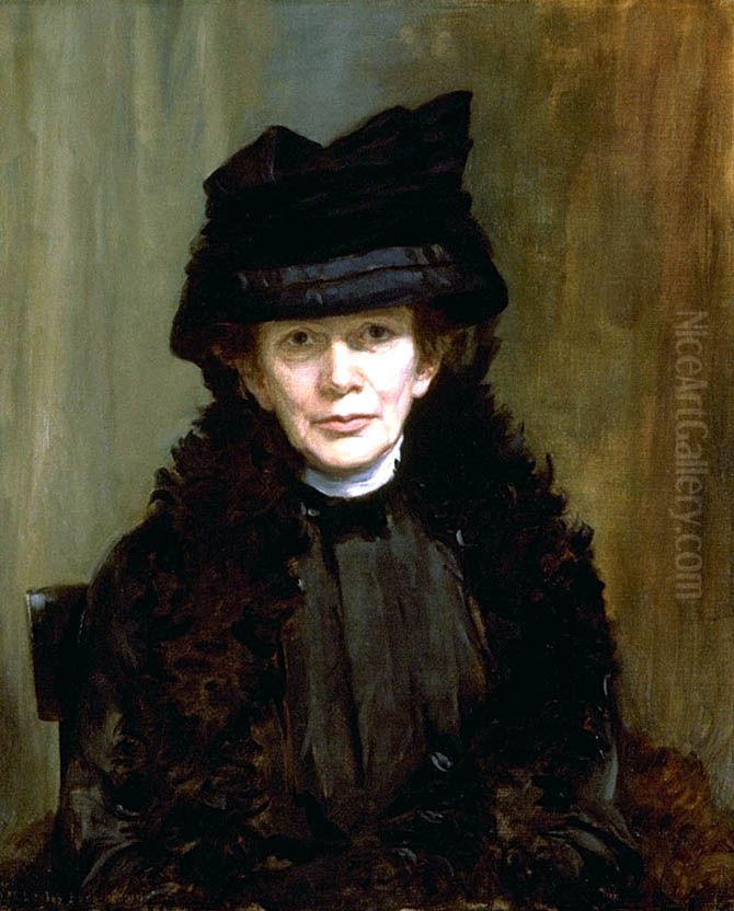 Ellen Day Hale Oil Painting by Margaret Lesley Bush-Brown