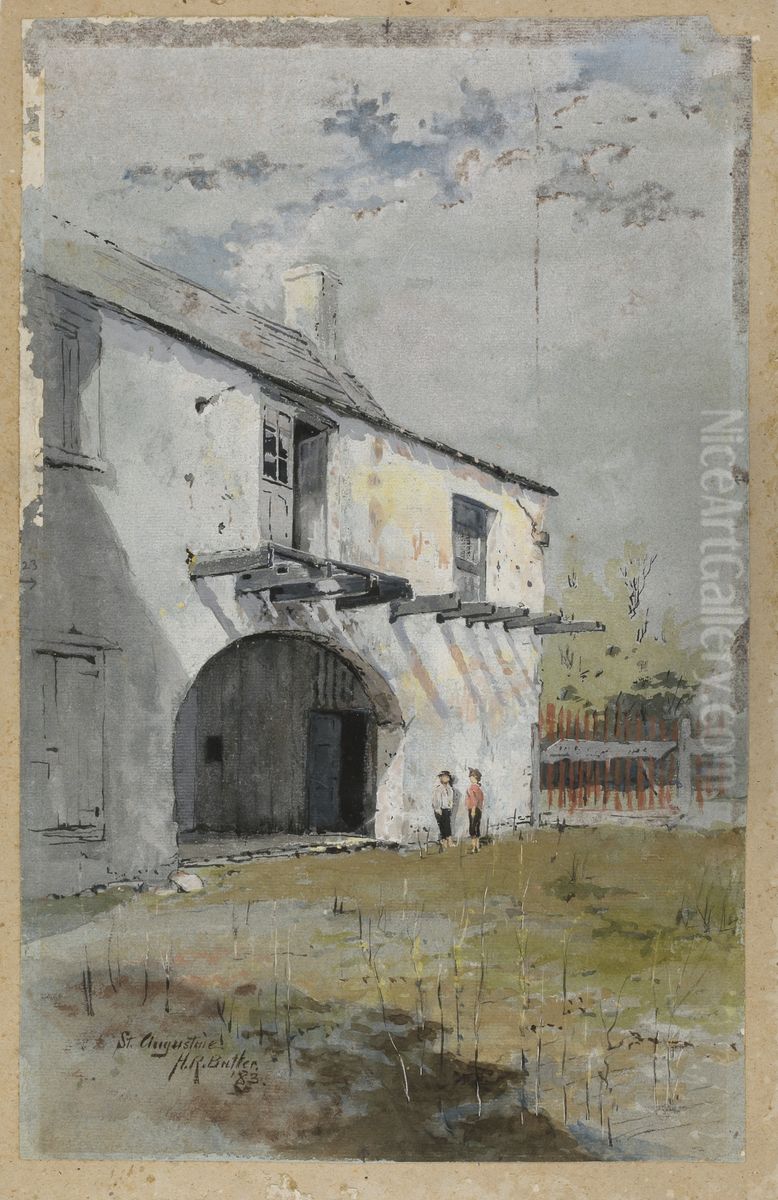 St. Augustine Oil Painting by Howard Russell Butler