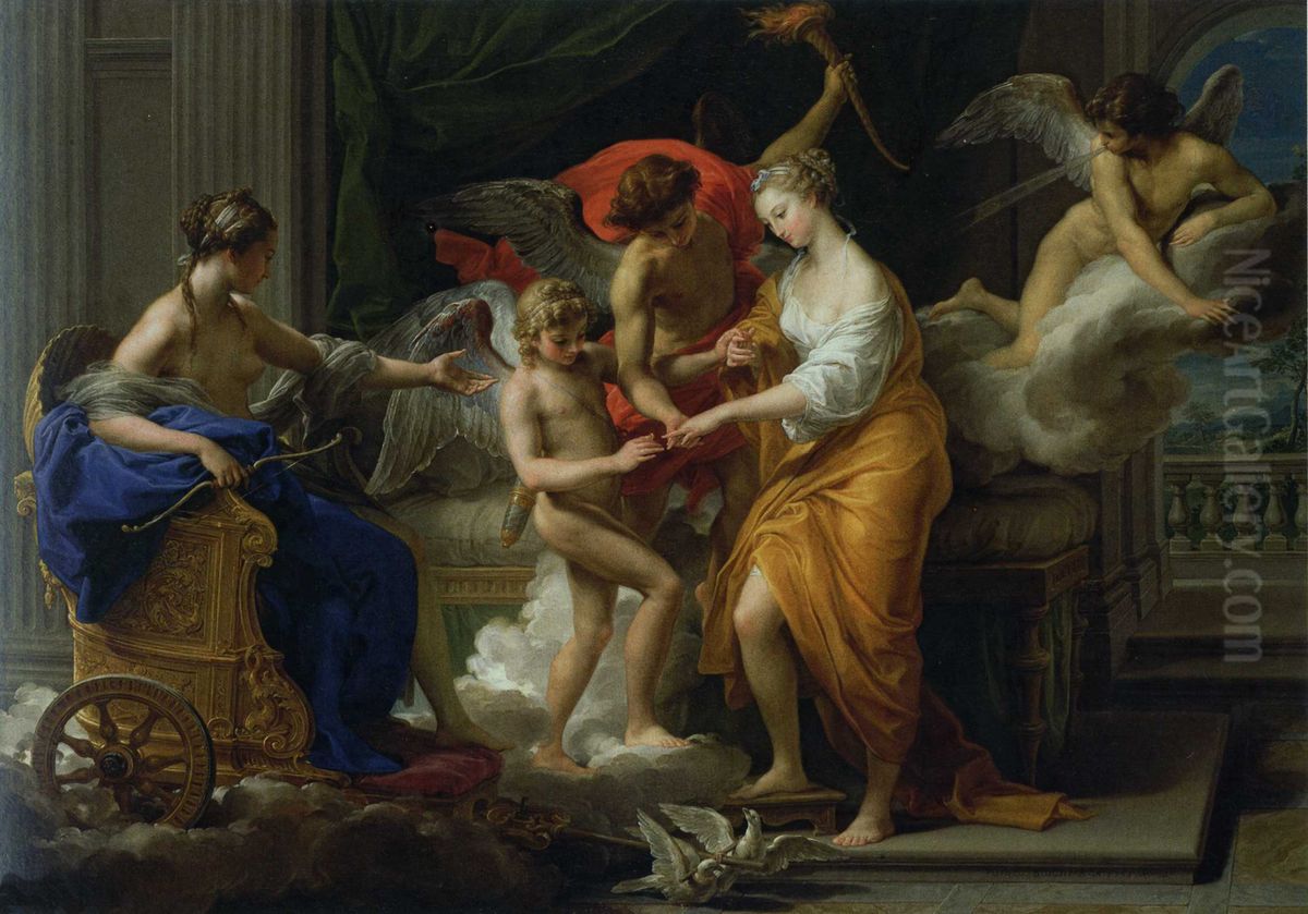 The Marriage of Cupid and Psyche Oil Painting by Pompeo Batoni