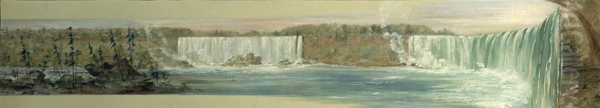 Niagara Falls Oil Painting by George Catlin