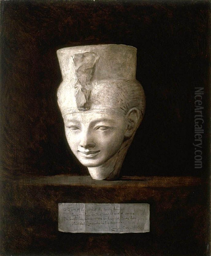 Head of the Queen of Egypt Oil Painting by Kenyon Cox
