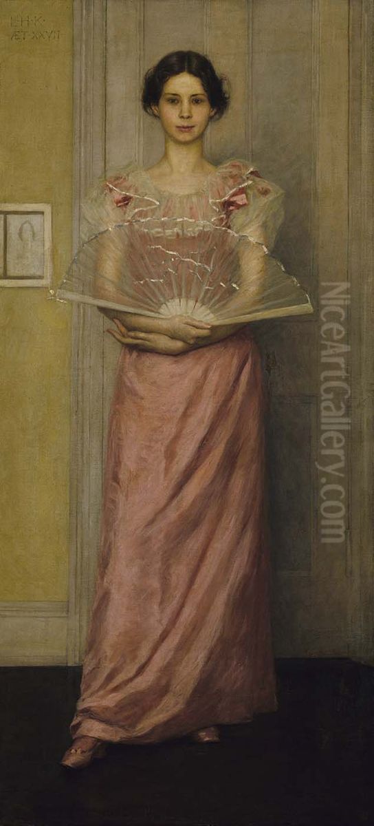 Louise Howland King (Mrs. Kenyon Cox) Oil Painting by Kenyon Cox