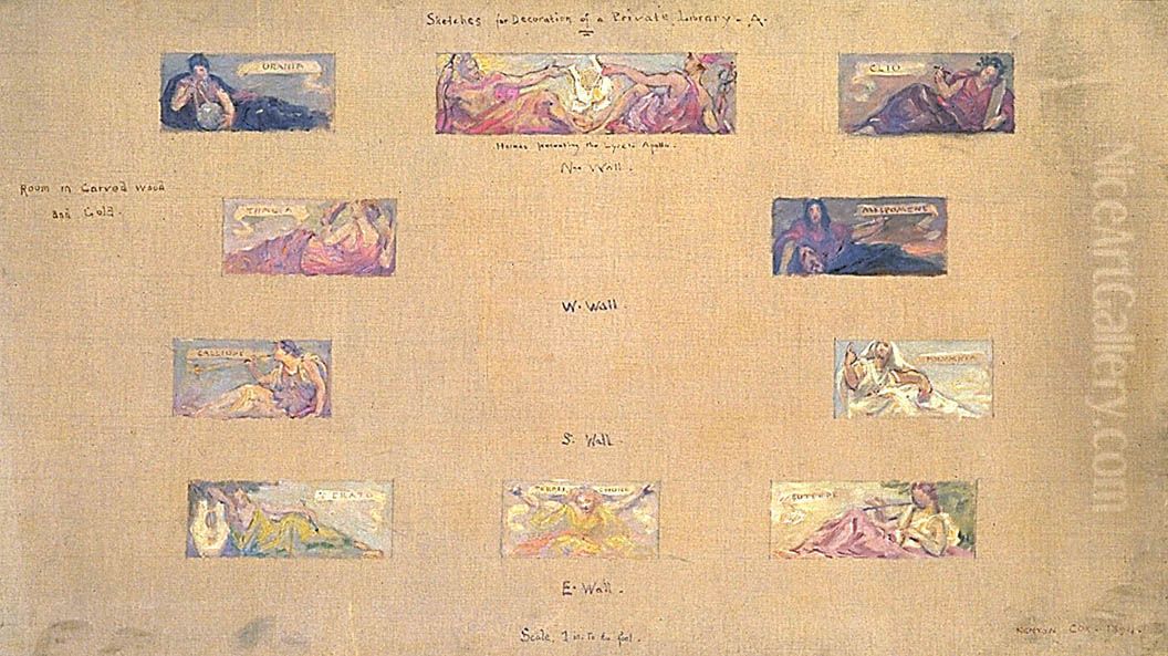 Sketches for the Decoration of a Private Library 