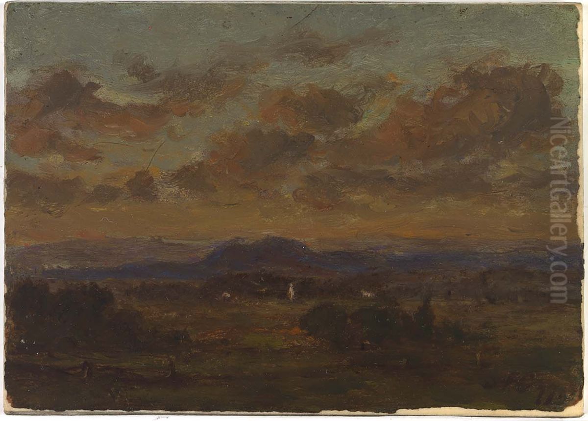 Untitled Oil Painting by Jasper Francis Cropsey
